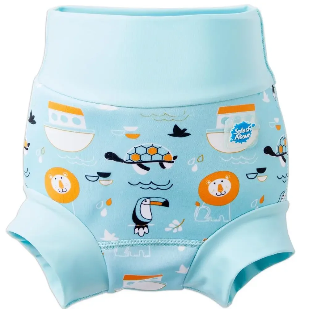 Splash About Happy Nappy Reusable Swim Diaper, Noah's Ark, 2-3 Years